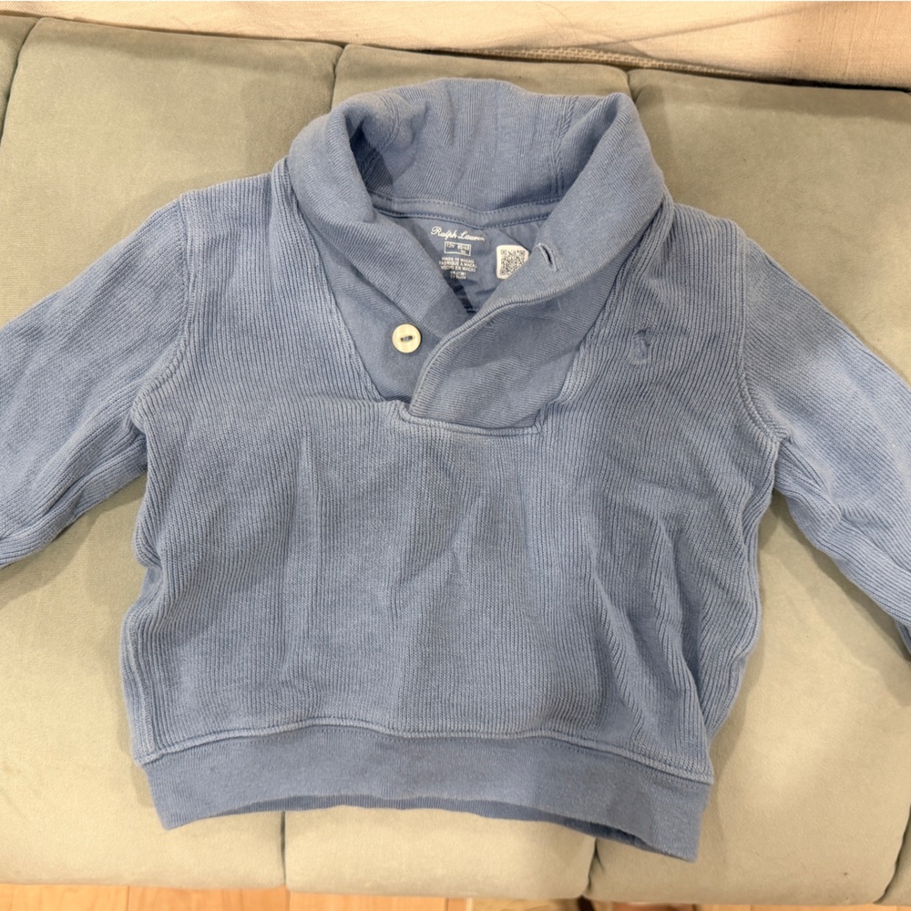Polo by Ralph Lauren Kids Blue Knit Sweater